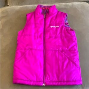 Girl’s Columbia Reversible Puffer Vest